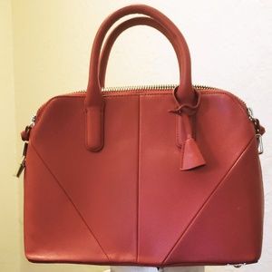 Zara Red Satchel